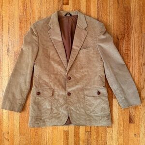 Levis Vintage 70s Western Tan Corduroy Blazer